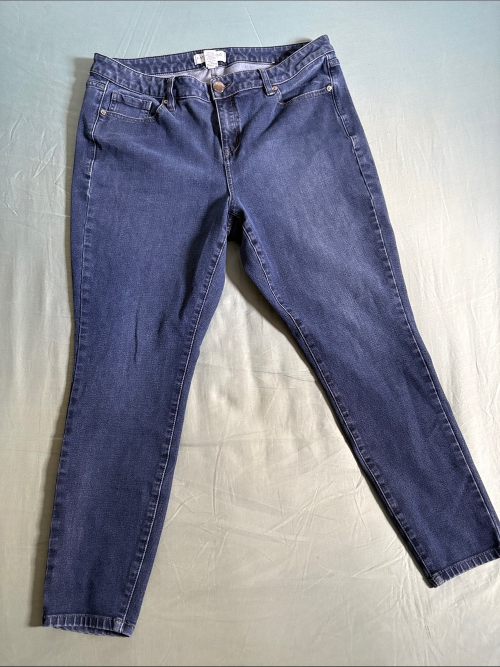 Lane Bryant Dark Indigo High-Rise Skinny Jeans